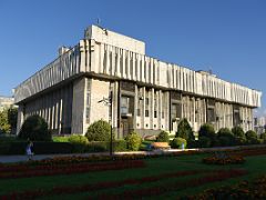 06A Philarmonic Hall Named Toktogul Satylganov was designed by A Pechonkin in 1980 in a Soviet era brutalist architecture Bishkek Kyrgyzstan